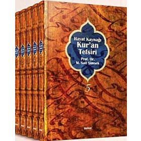 Hayat Kaynağı Kur’an Tefsiri 5 Kitap Takım-Sempatik Boy - M. Sait Şimşek