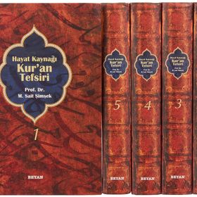 Hayat Kaynağı Kur’an Tefsiri 5 Kitap Takım-Sempatik Boy - M. Sait Şimşek