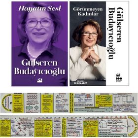 Hayatın Sesi - Görünmeyen Kadınlar - 2 Kitap - Gülseren Budayıcıoğlu + Matematik Öğreten Ayraç