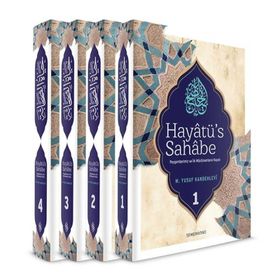 Hayatü’s Sahabe 4’lü Kutulu Kitap Takımı - Sahabe-001 Ciltli - seyh muhammed yusuf kandehlevi