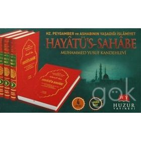 Hayatü’s Sahabe 4’lü Kutulu Kitap Takımı - Sahabe-001 Ciltli - seyh muhammed yusuf kandehlevi