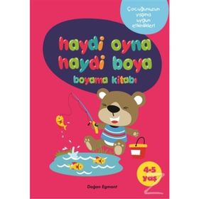 Haydi Oyna Haydi Boya 4-5 Yaş Boyama Kitabı 1 - Doğan Egmont Yayıncılık