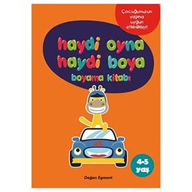 Haydi Oyna Haydi Boya Boyama Kitabı 2 4-5 Yaş-Doğan Egmont Yayıncılık