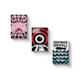 Hayvan Çiftliği + 1984 + Boğulmamak Için George Orwel 3 Kitap Seti