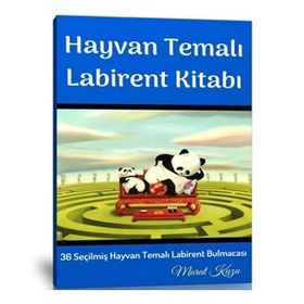 Hayvan Temalı Labirent Bulmaca Kitabı