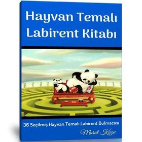 Hayvan Temalı Labirent Bulmaca Kitabı