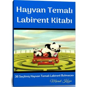 Hayvan Temalı Labirent Bulmaca Kitabı