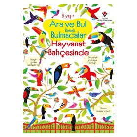 Hayvanat Bahçesinde - Ara ve Bul Resimli Bulmacalar - Tübitak Yayınları