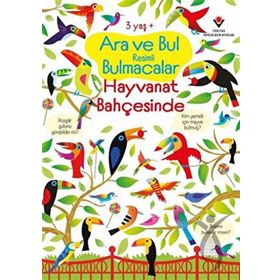 Hayvanat Bahçesinde - Ara ve Bul Resimli Bulmacalar - Tübitak Yayınları
