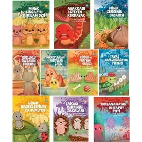 Hayvanlar Aleminden Masallar Seti 10 Kitap Yasemin Katı
