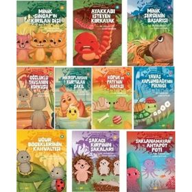Hayvanlar Aleminden Masallar Seti 10 Kitap Yasemin Katı