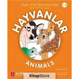 Hayvanlar - Animals Boyama Kitabı - Altınbaş Üniversitesi Yayınları