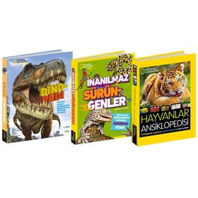 Hayvanlar Ansiklopedi Seti 3 Kitap Takım - National Geographic Kids