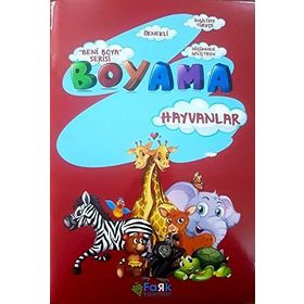 Hayvanlar - Beni Boya Serisi - Boyama - Fark Yayınevi