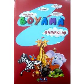 Hayvanlar - Beni Boya Serisi - Boyama - Fark Yayınevi