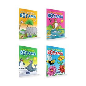 HAYVANLAR BOYAMA (4 KITAP TAKIM) - KOLEKTIF