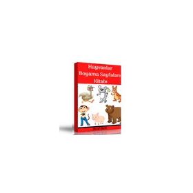 Hayvanlar Boyama Sayfaları Kitabı