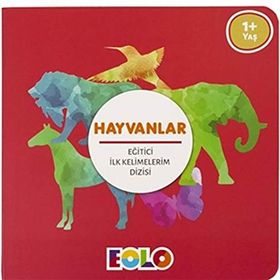 Hayvanlar - Eğitici İlk Kelimelerim Dizisi - Eolo Eğitici Oyuncak Komisyon