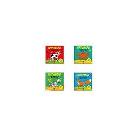 Hayvanlar Eğlenceli Şekiller 4 Kitaplık Set - Eksik Parça Yayınları