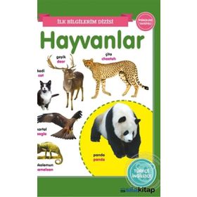 Hayvanlar Türkçe - İngilizce - İlk Bilgilerim Dizisi