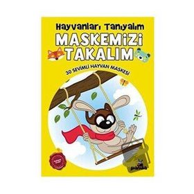 Hayvanları Tanıyalım Maskemizi Takalım - Beyaz Panda Yayınları