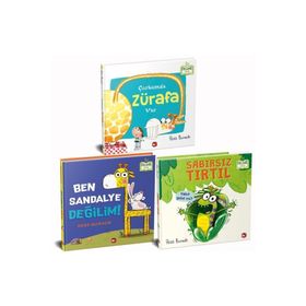 Hayvanlarla Eğleniyorum 3 Kitap Set - Organik Kitap Beyaz Balina Yayınları