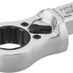 Hazet 6606D 21 Cırcırlı Kafası Geçmeli Tip Yıldız Ağız 14x18 21 mm Art Tork Anahtar