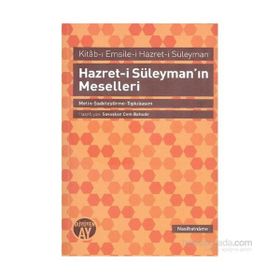 Hazret-i Süleyman’ın Meselleri - Savaşkan Cem Bahadır