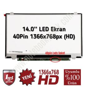 HB140WX1-400 Notebook LED Laptop 14 40Pin Slim Uyumlu LCD Ekran Panel