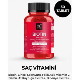 Hc Care Biotin 5000 mcg 30 Tablet