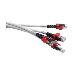 HCS CAT6 UTP LSOH 0.30 mt Gri 5'li Paket Patch Cord Kablo