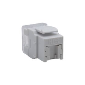 HCS J6E-00874 Beyaz Korumalı Cat6 Keystone 10'lu Jack