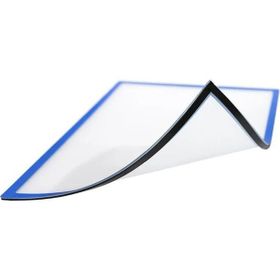 Hdg 5 Adet Mavi 21x30 cm A4 Şeffaf Mıknatıslı Manyetik Evrak Tutucu