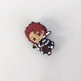 Hdmarketim 1 Adet Silikon Demon Slayer Tanjiro Kamado Figür Tekli Terlik Süsü Aksesuar