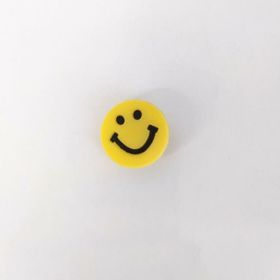 Hdmarketim 1 Adet Silikon Emoji Gülen Yüz Tekli Terlik Süsü Aksesuar