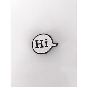 Hdmarketim 1 Adet Silikon Hi Selam Figür Tekli Terlik Süsü Aksesuar