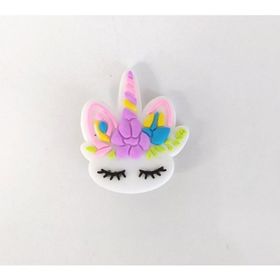 Hdmarketim 1 Adet Silikon Unicorn Tek Boynuzlu At Tekli Terlik Süsü Aksesuar