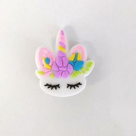 Hdmarketim 1 Adet Silikon Unicorn Tek Boynuzlu At Tekli Terlik Süsü Aksesuar