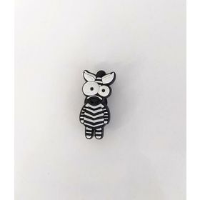 Hdmarketim 1 Adet Silikon Zebra Tekli Terlik Süsü Aksesuar
