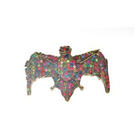 Hdmarketim 5498 Otantik Swarovski Taşlı Yarasa Kelepçe Metal Bileklik