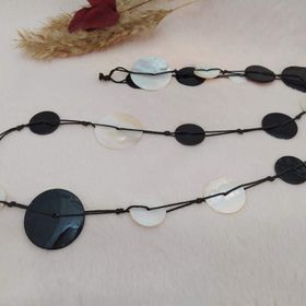 Hdmarketim Doğal Sedef Taş Moda Tasarım Kolye