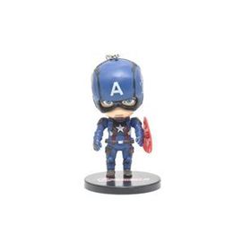 Hdmarketim Marvel Captain America Pvc Süper Figür Oyuncak Anahtarlık