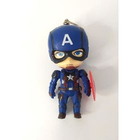 Hdmarketim Marvel Captain America Pvc Süper Figür Oyuncak Anahtarlık