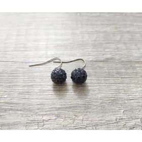 Hdmarketim Şambala Model Swarovski Taşlı Siyah Sallantılı Küpe