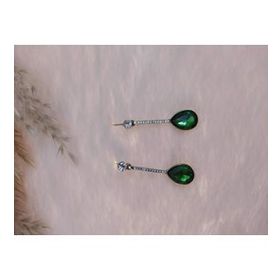 Hdmarketim Swarovski Karışık Taşlı Sallantılı Doğal Temalı Küpe