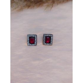 Hdmarketim Swarovski Mürdüm Renkli Işıltılı Taşlı Sallantılı Küpe