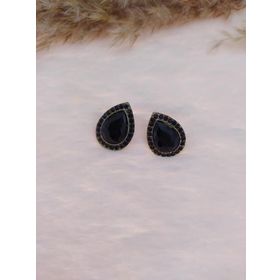 Hdmarketim Swarovski Siyah Işıltılı Taşlı Sallantılı Küpe