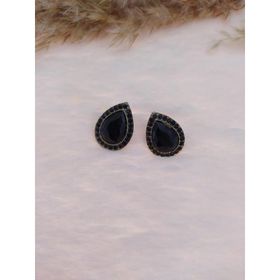 Hdmarketim Swarovski Siyah Işıltılı Taşlı Sallantılı Küpe