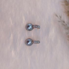 Hdmarketim Swarovski Taşlı İnci Küpe