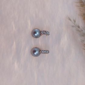 Hdmarketim Swarovski Taşlı İnci Küpe